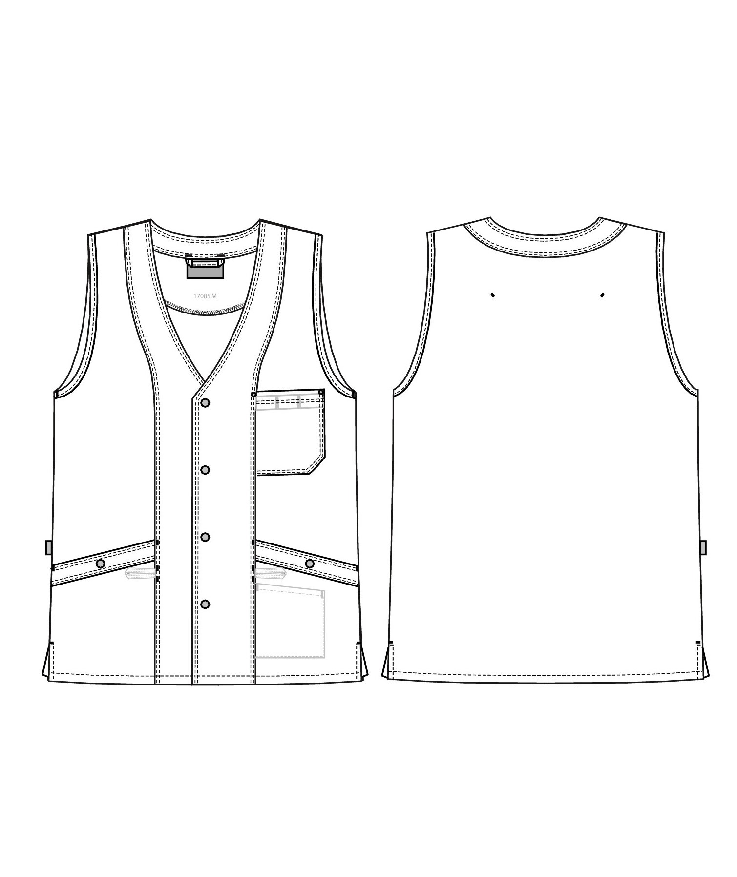 Kentaur  vest, Sort, large image number 2