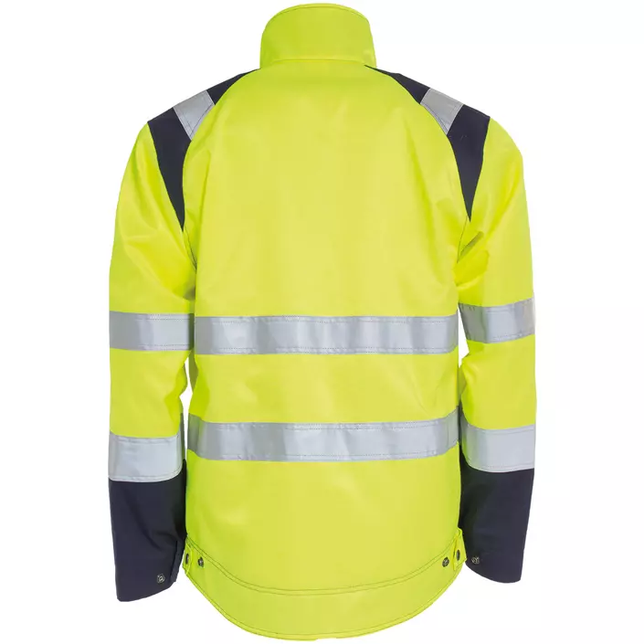 Tranemo Vision HV work jacket, Hi-vis yellow/Marine blue, large image number 1