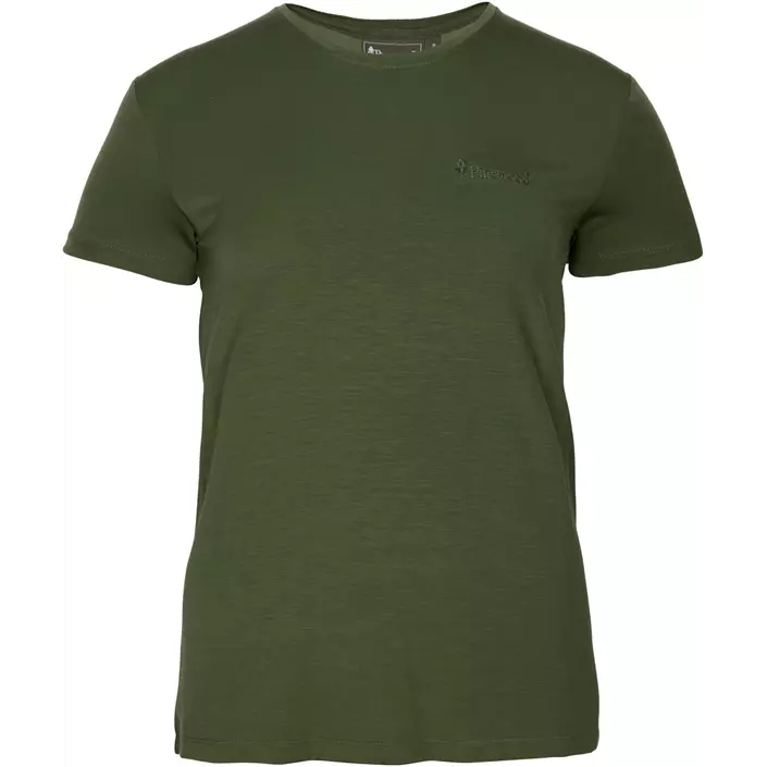 Pinewood Active Fast-Dry dame T-shirt, Pine green, large image number 0