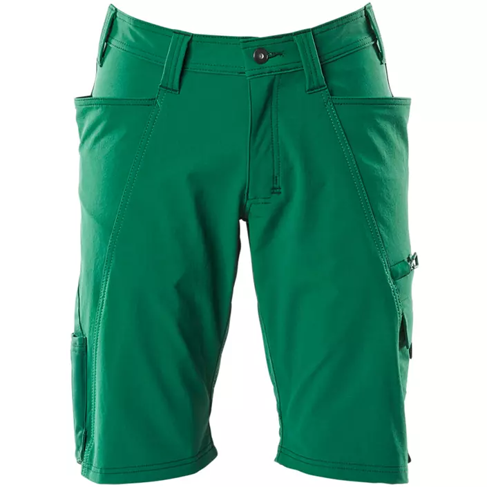 Mascot Accelerate work shorts full stretch, Green, large image number 0