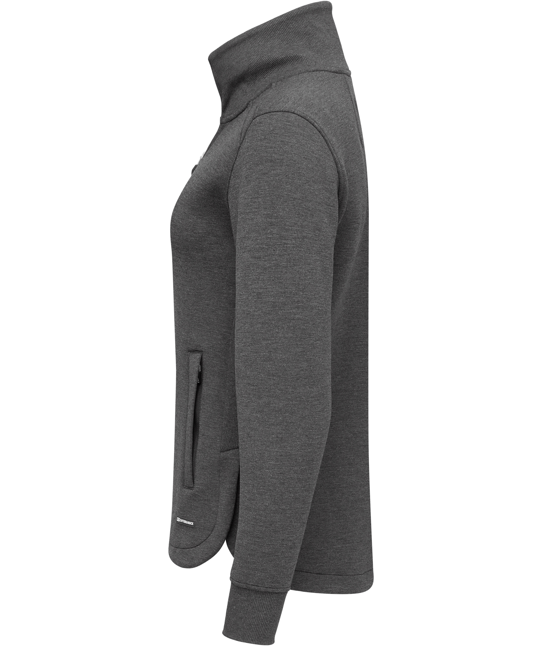 Cutter & Buck Pemberton cardigan dam, Anthracite melange, large image number 4