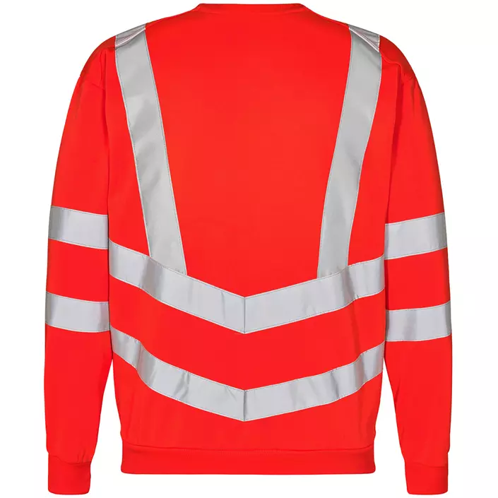 Engel Safety sweatshirt, Hi-Vis Rød, large image number 1