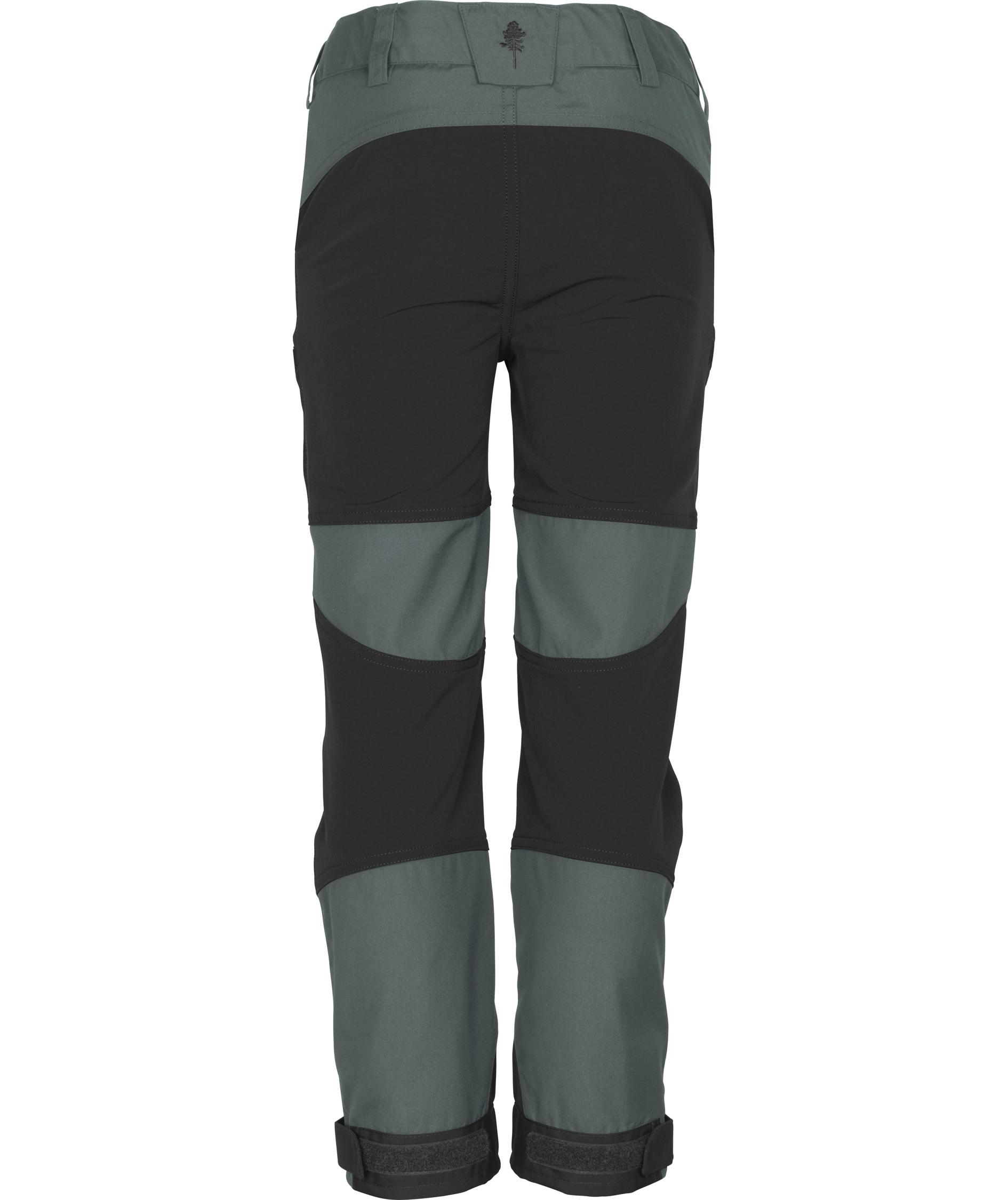Pinewood Caribou outdoorbukser til b&oslash;rn, Storm Blue/Dark Anthracite, large image number 2