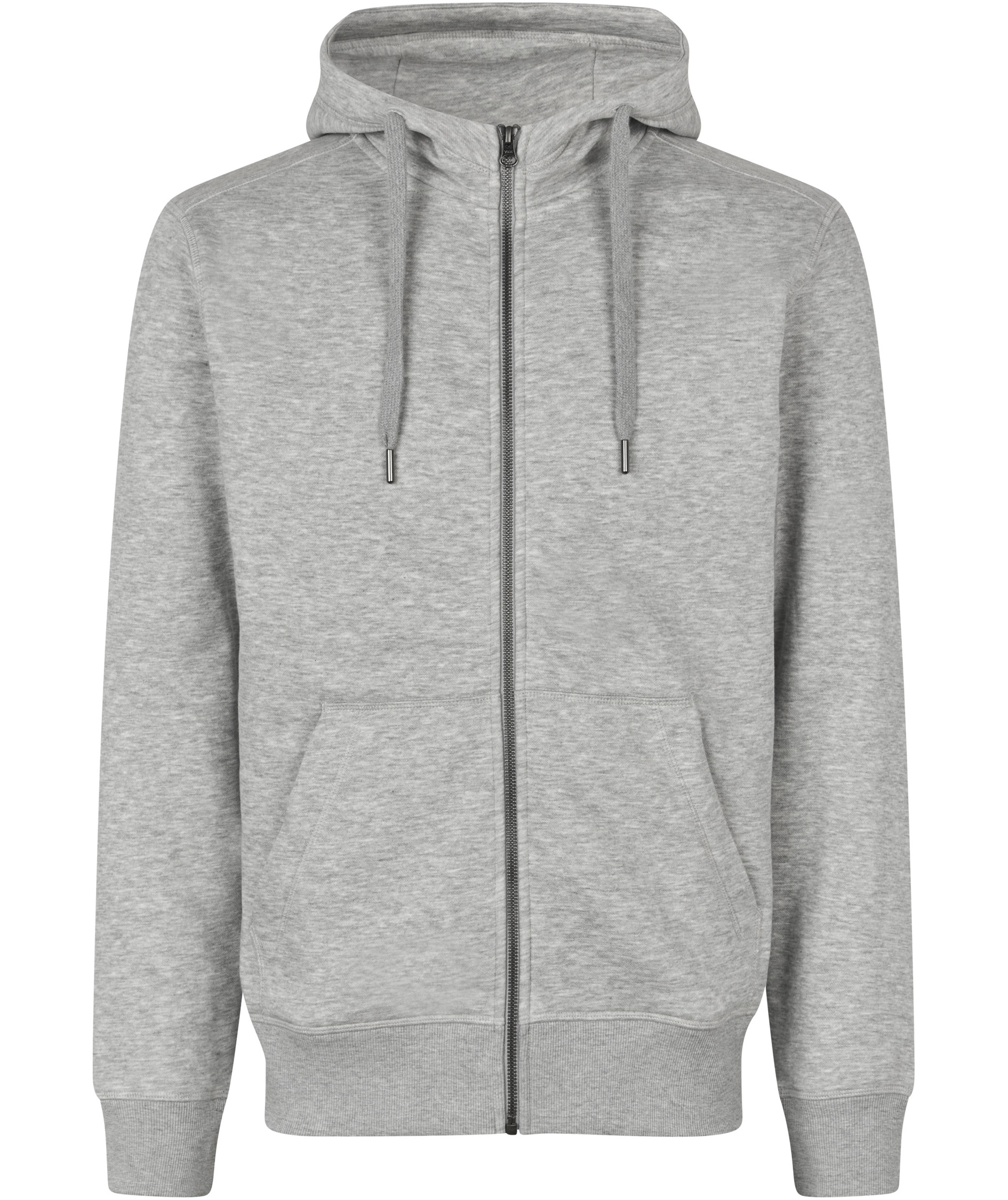 ID Core hoodie with zipper, Light Grey Melange, Light Grey Melange, swatch