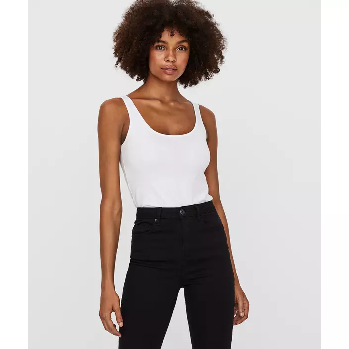 Vero Moda VMMAXI MY SOFT lang dametop, Bright White, large image number 1
