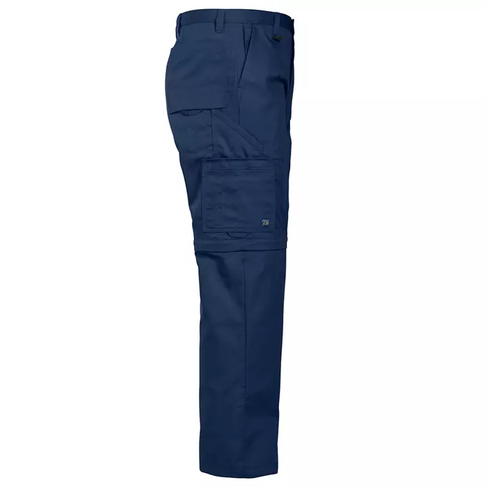 ProJob service trousers with zip off 2502, Marine Blue, large image number 3