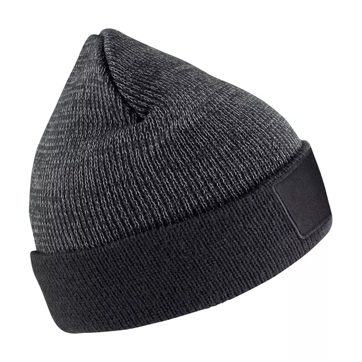 Clique Hubert Patch reflective knitted beanie, Reflective, Reflective, large image number 3