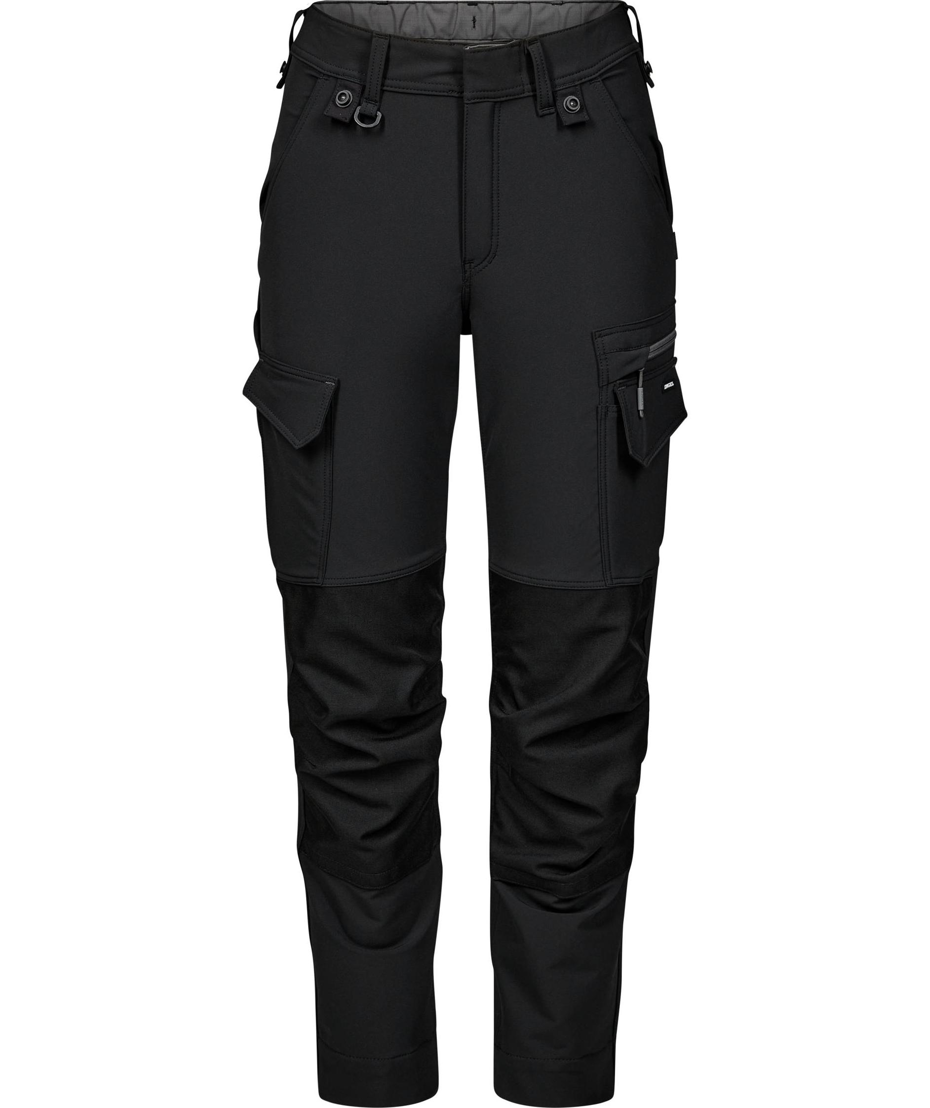 Engel Entire women's work trousers full stretch, Black/Anthracite Grey, large image number 0