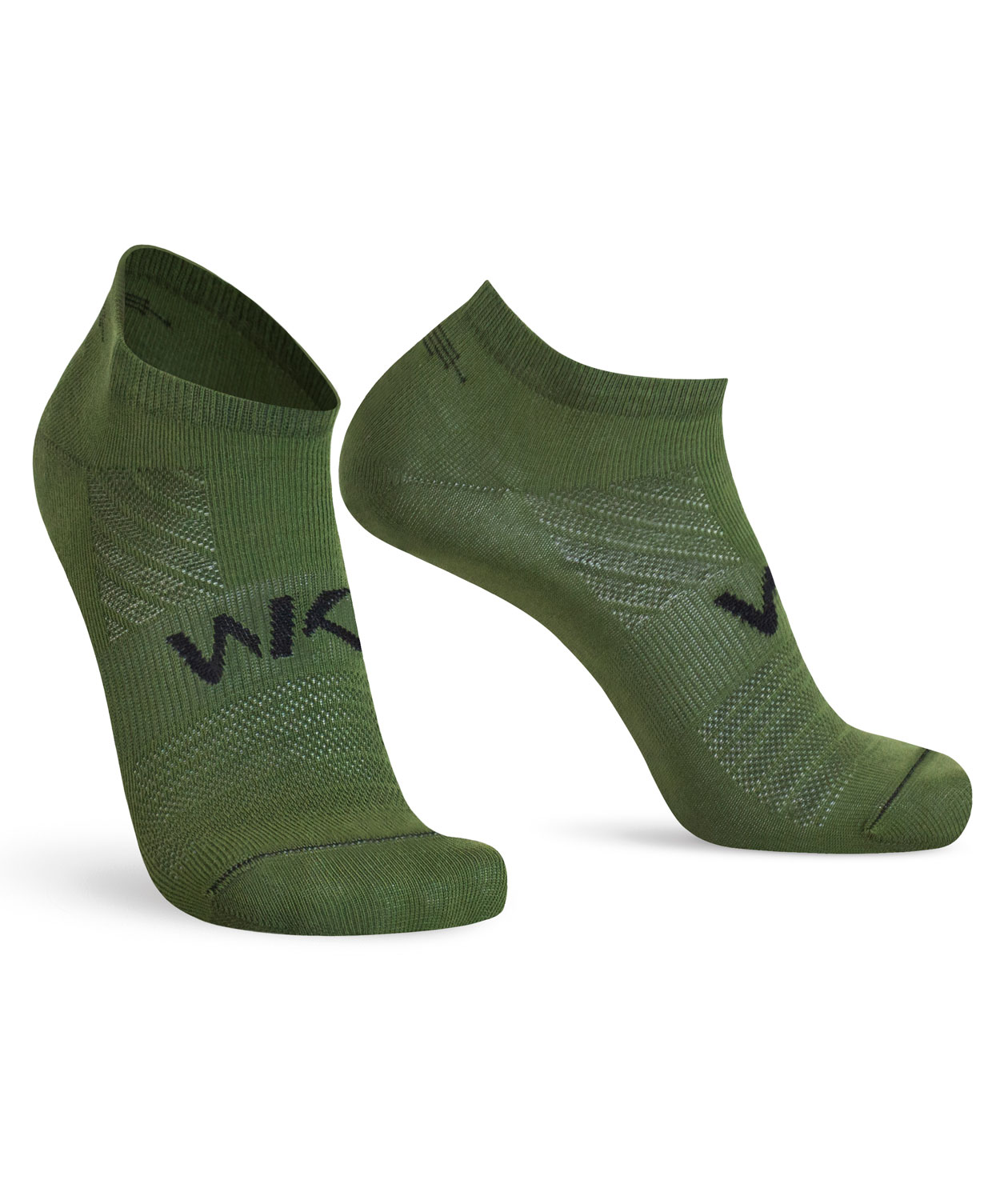 Worik Enjoy 3-pack ankelstrumpor, Milit&auml;rgr&ouml;n, Milit&auml;rgr&ouml;n, swatch