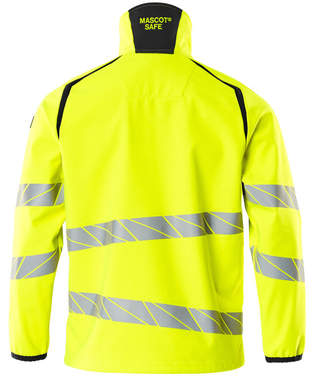 Mascot Accelerate Safe softshell jacket, Hi-vis Yellow/Black
