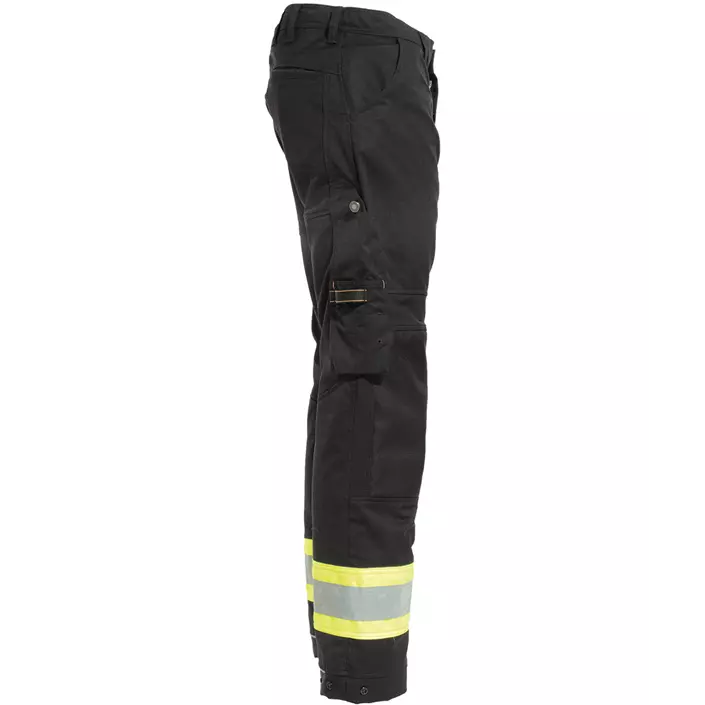 Tranemo Comfort work trousers, Black/Hi-Vis Yellow, large image number 2