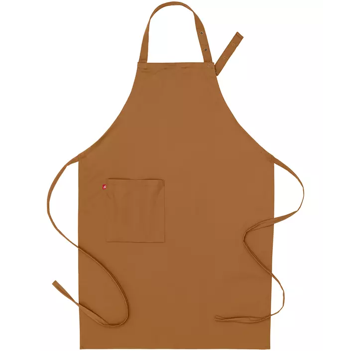 Segers 4579 bib apron with pocket, Nougat, Nougat, large image number 0