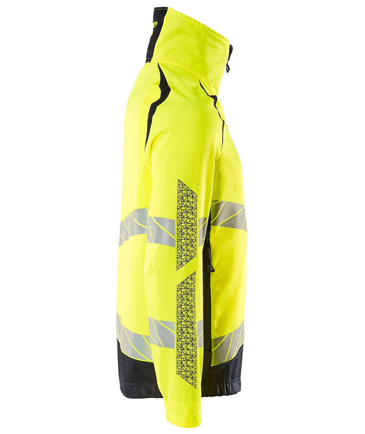 Mascot Accelerate Safe jacket, Hi-Vis Yellow/Dark Marine, large image number 3