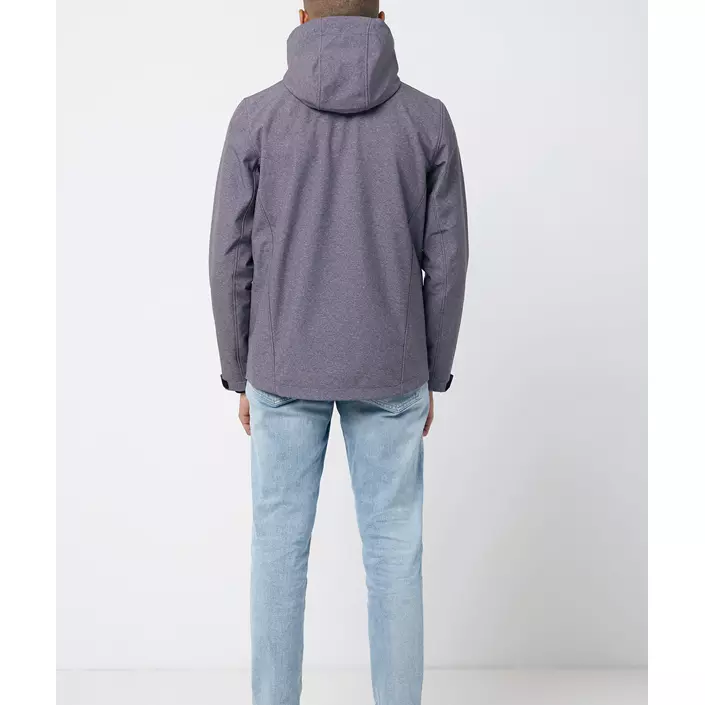 Iqoniq Makalu softshelljacka, Vulcano Heather Grey, large image number 3