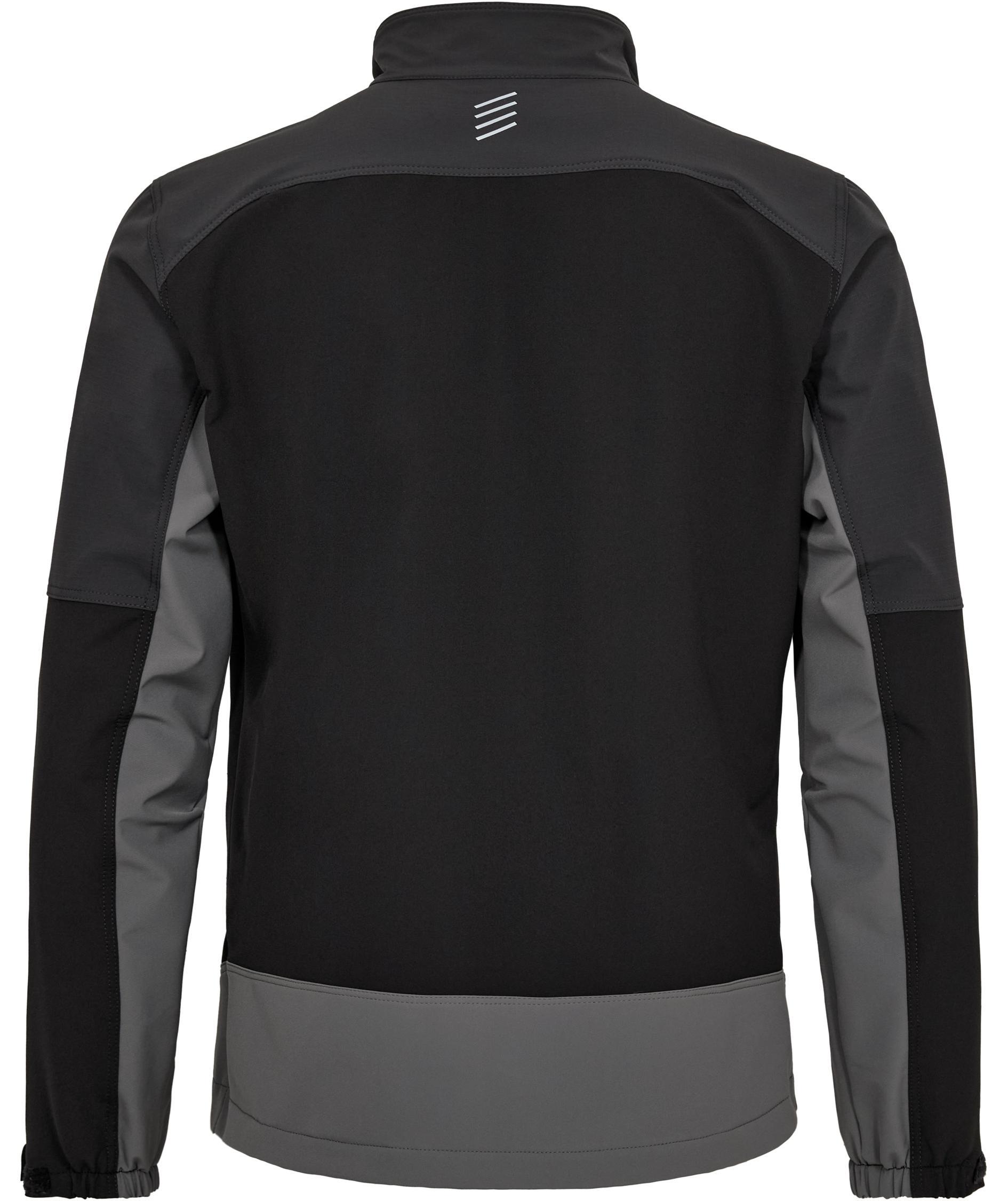 Engel Entire work jacket full stretch, Black/Anthracite Grey, large image number 3