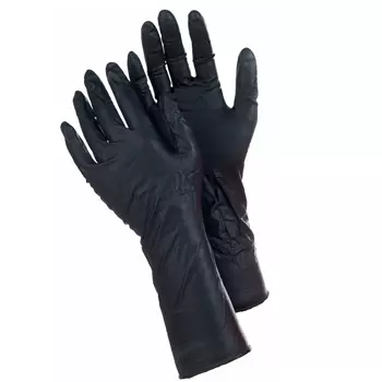 Tegera 849 50 pcs. extra long powder free nitrile disposable gloves, Black