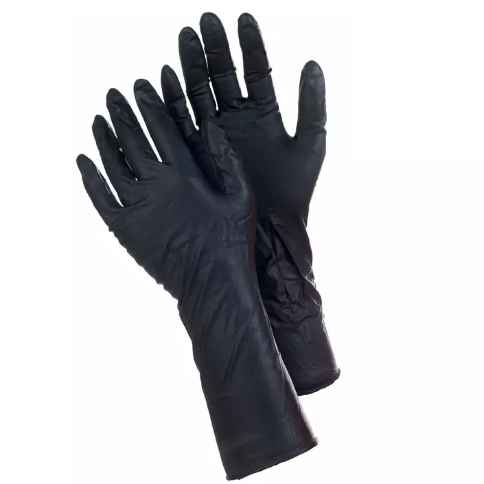 Tegera 849 nitrile disposable gloves extra long powder free 50 pcs., Black, large image number 0