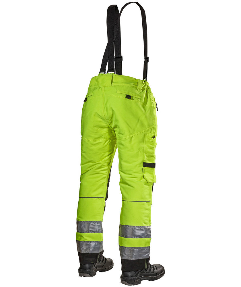 L.Brador arbeysbyxa 165PB, Varsel Gul/Svart