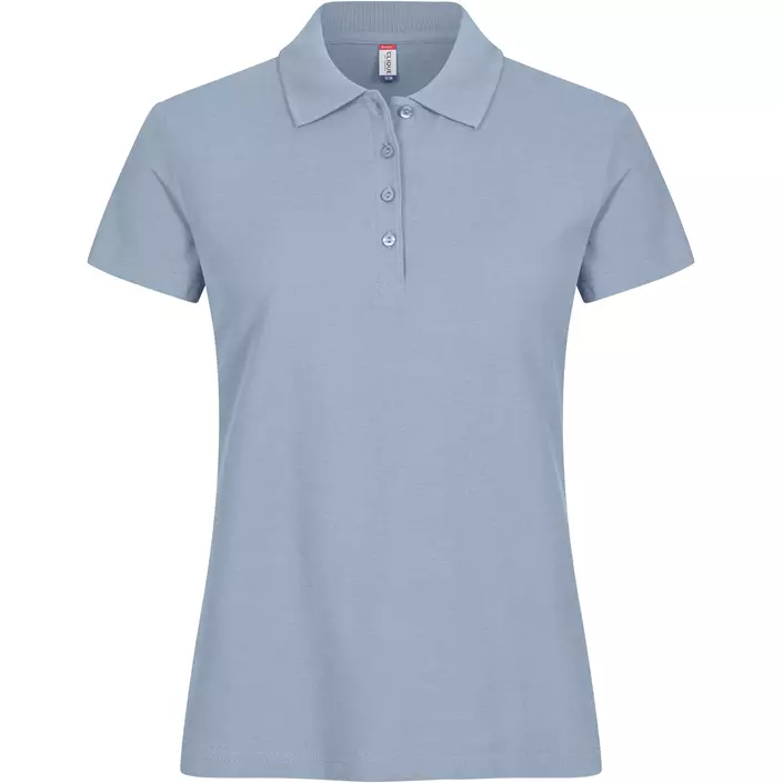 Clique Basic dame polo t-shirt, Soft Blue, large image number 0