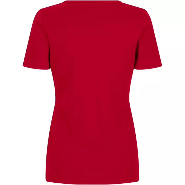 ID Interlock dame T-shirt, Rød, large image number 1