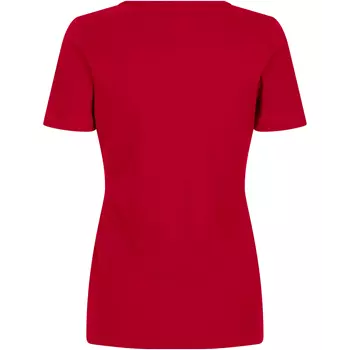 ID Interlock dame T-skjorte, Rød