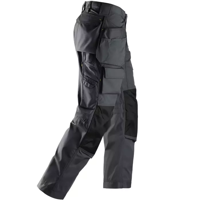 Snickers craftsman trousers, Steel Grey/Black, large image number 3