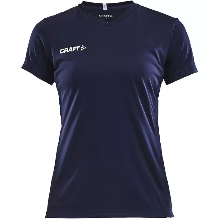 Craft Squad Jersey Solid dame T-skjorte, Navy, large image number 0