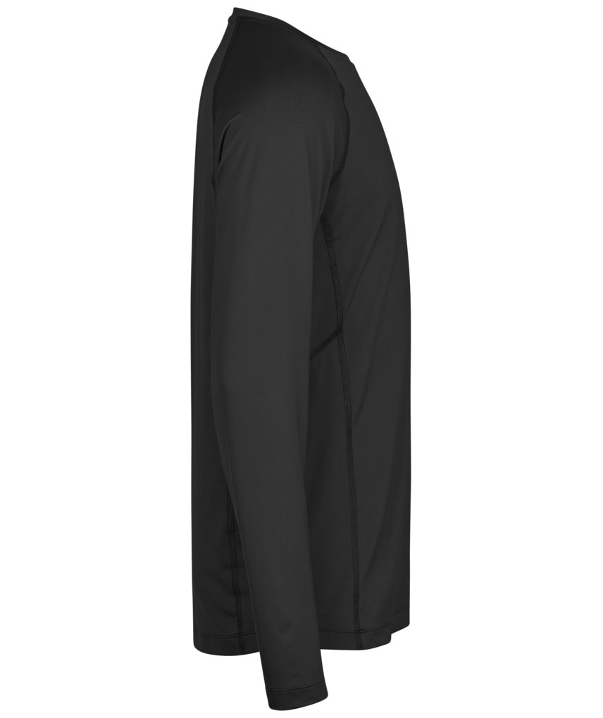 Tee Jays l&aring;ng&auml;rmad Cooldry T-shirt, Svart, large image number 2