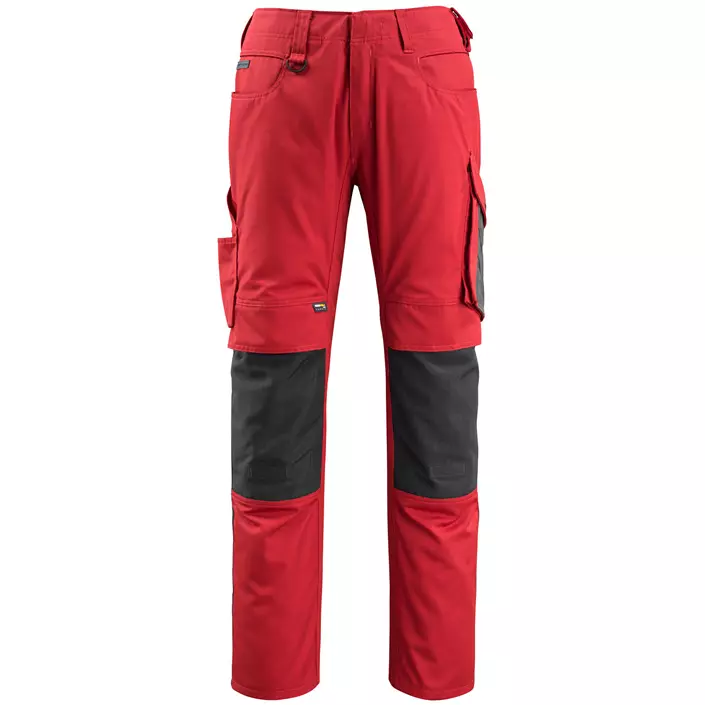 Mascot Unique Mannheim work trousers, light, Red/Black, large image number 0
