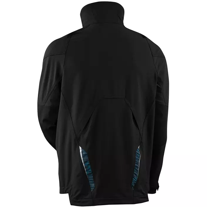 Mascot Advanced stretch jacket, Black/Dark Petroleum, large image number 2