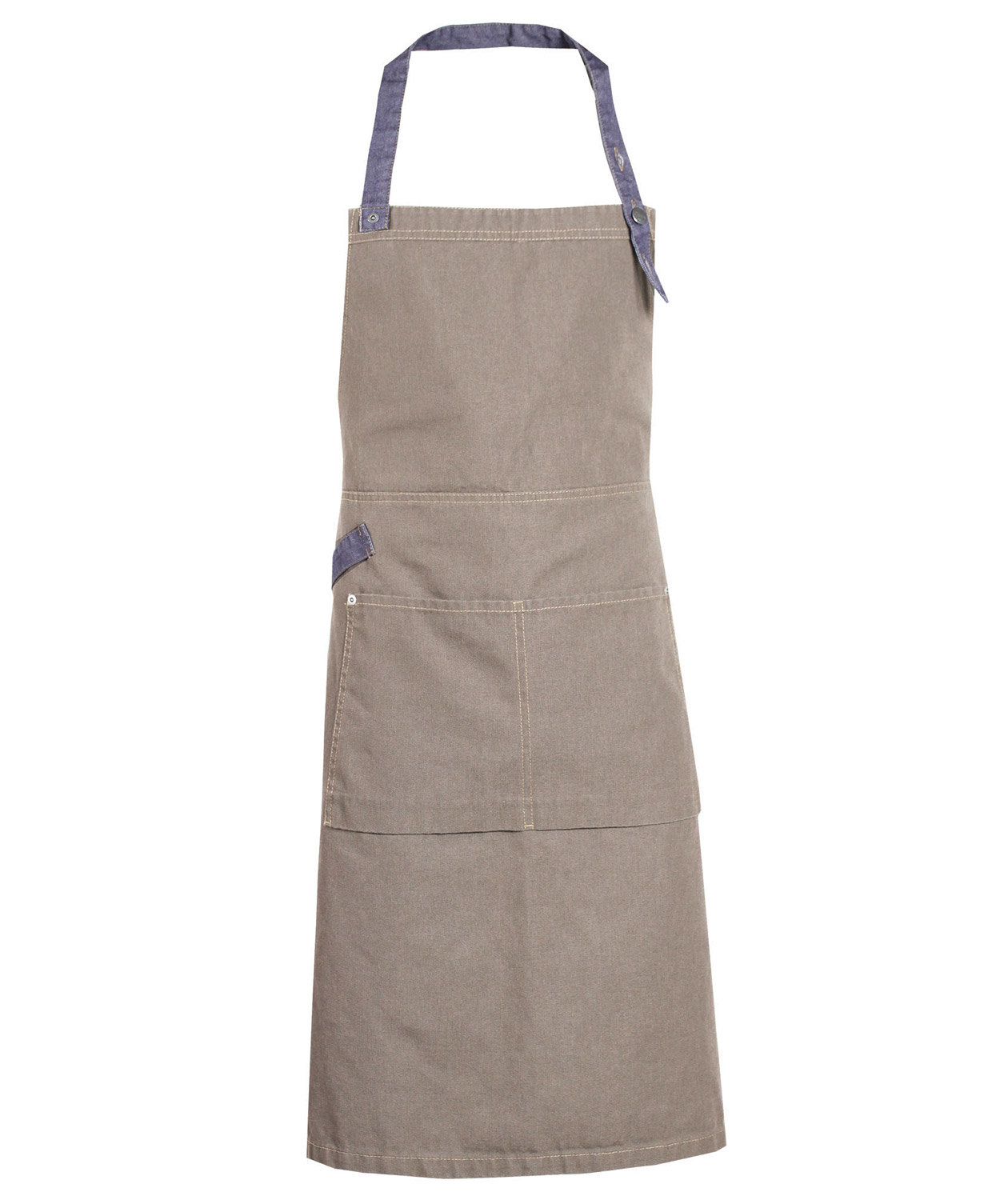 Nybo Workwear&nbsp;New Nordic br&ouml;stlappsf&ouml;rkl&auml;de med fickor, Khaki/Bl&aring;