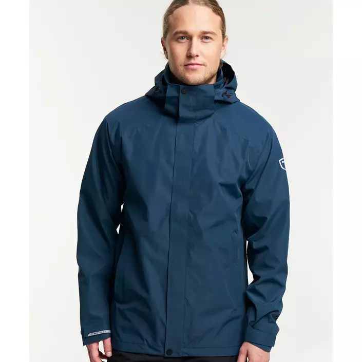 Tenson Westing regnjakke, Mørkeblå, large image number 8