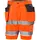 Helly Hansen UC-ME craftsman shorts, Hi-vis Orange/Ebony, Hi-vis Orange/Ebony, swatch