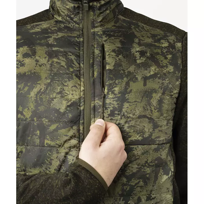 Seeland Theo Camo hybrid jacket, Pine green/InVis Green, large image number 5