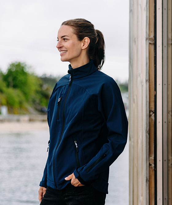 YOU Altoona women's softshell jacket, Marine Blue, large image number 1