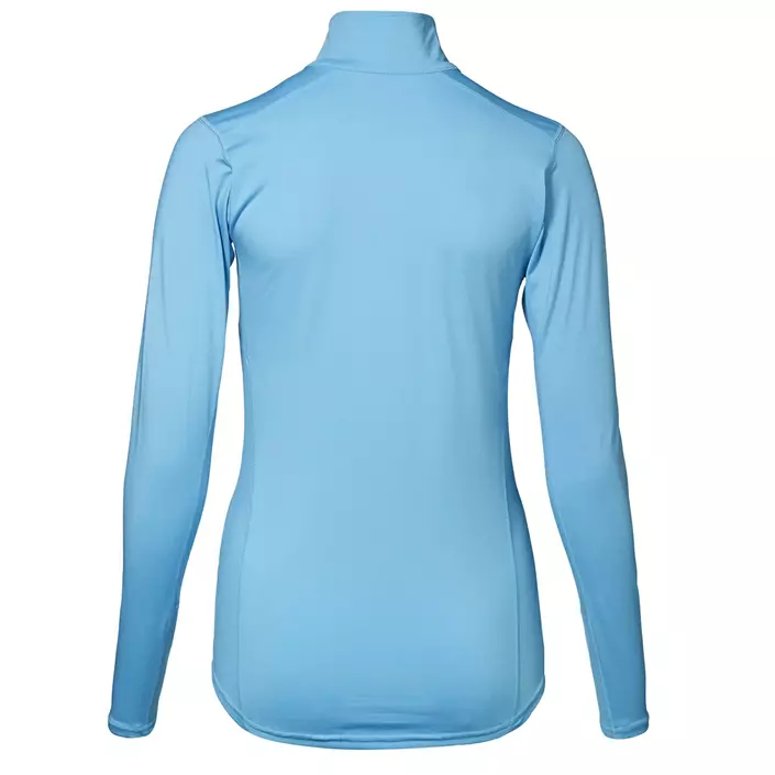 GEYSER Warm trainer long-sleeved women's running T-shirt, Aqua Blue, large image number 2