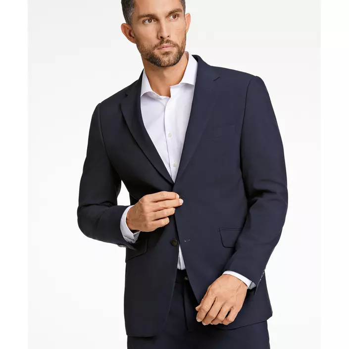 Lindbergh Superflex modern fit blazer, Navy, large image number 9