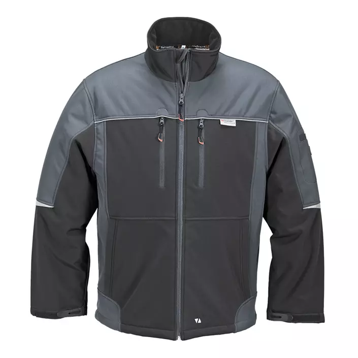 Terrax softshelljacka till barn, Svart/Grå, large image number 0