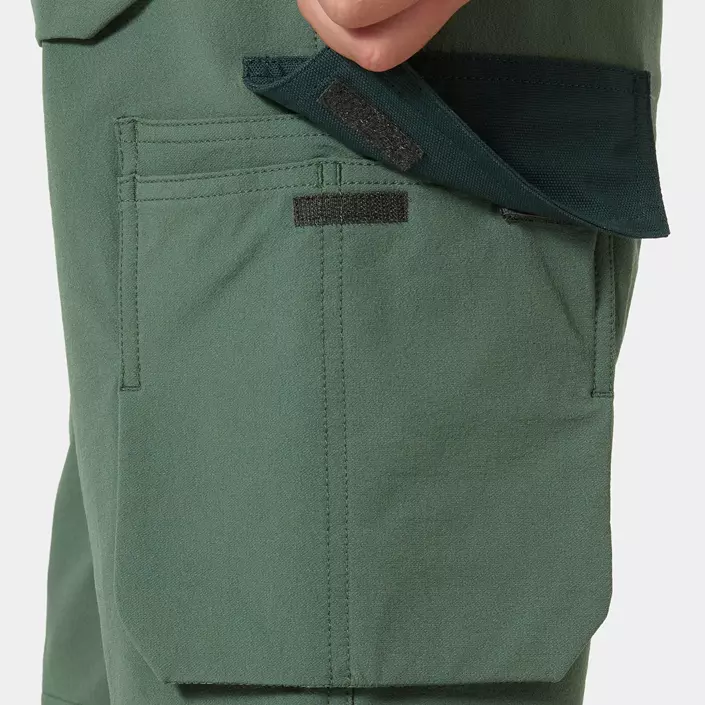 Helly Hansen Oxford 4X Connect™ cargoshorts full stretch, Spruce/Darkest Spruce, large image number 4