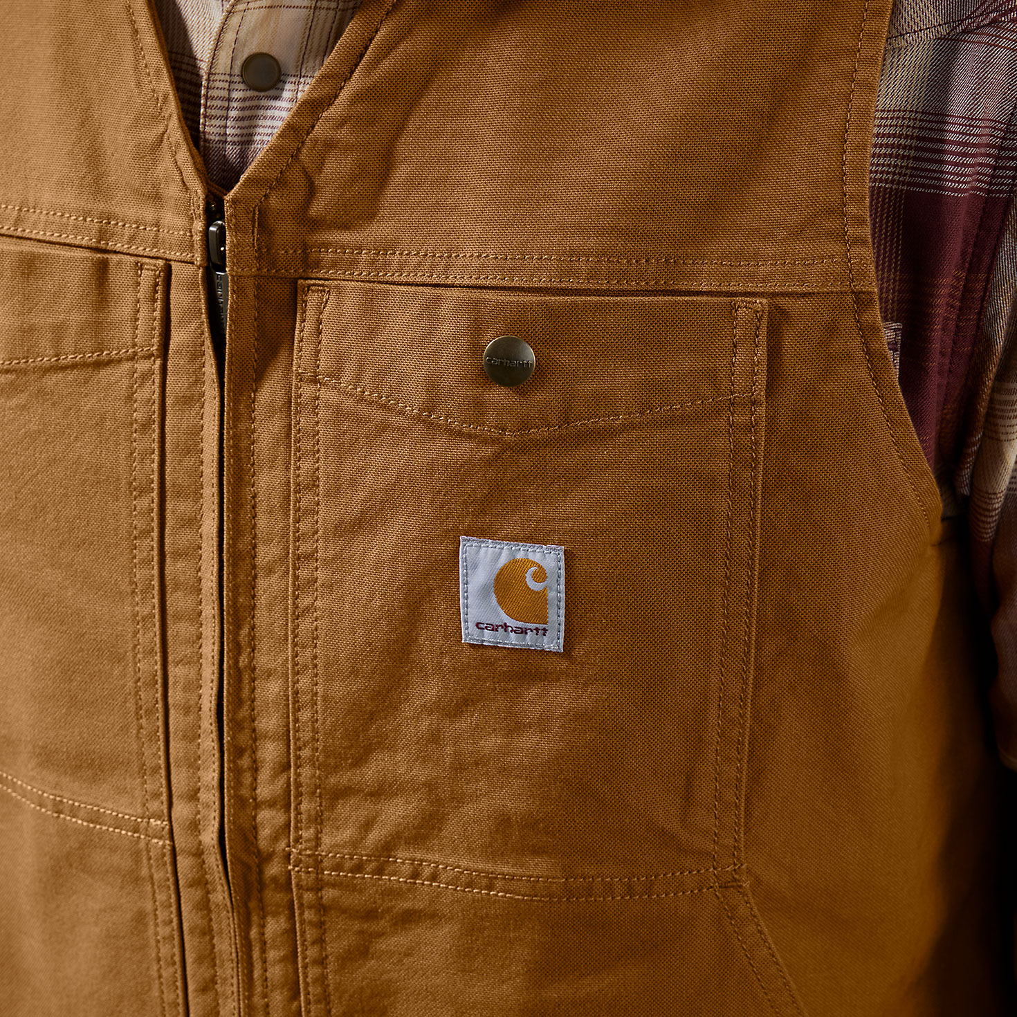 Carhartt Montana Duck vest, Carhartt Brown, large image number 3