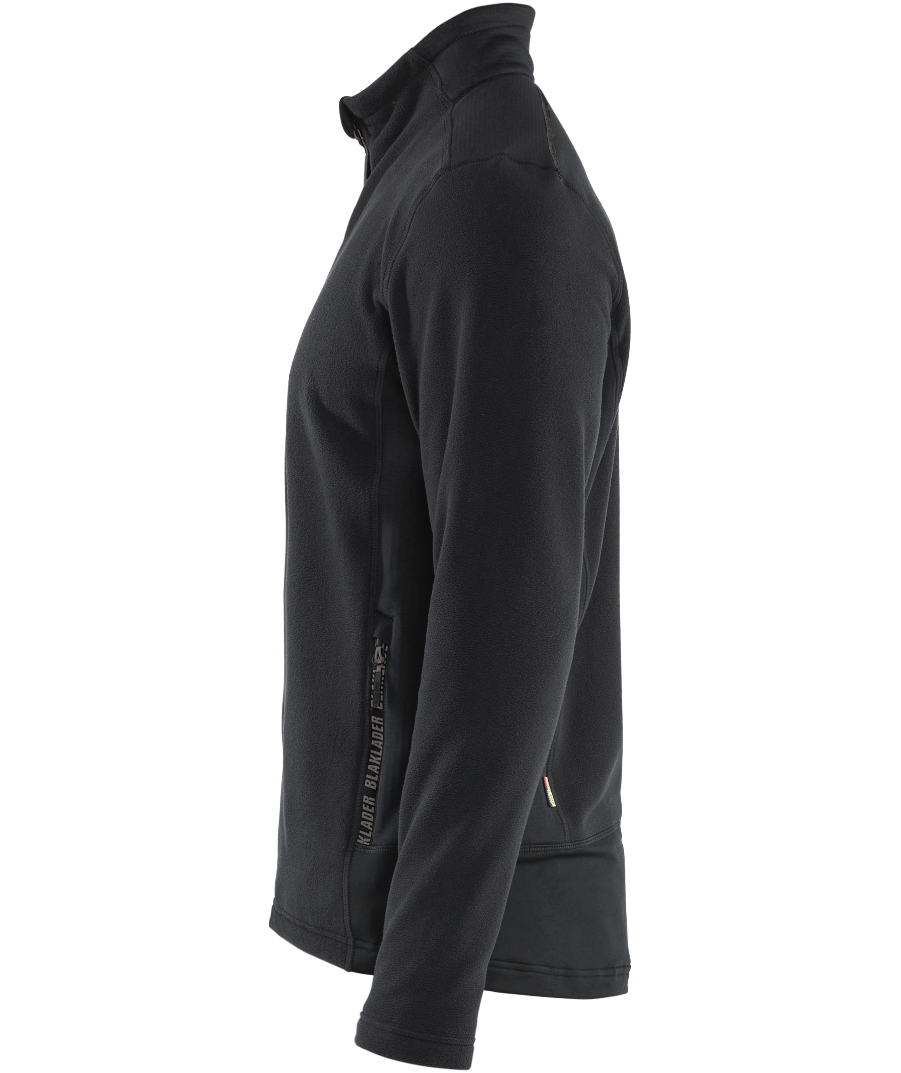 Bl&aring;kl&auml;der Unite microfleece tr&ouml;ja, Svart/Mellangr&aring;, large image number 3