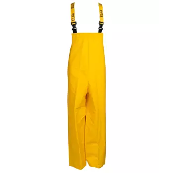 Elka PVC Light rain bib and brace trousers, Yellow