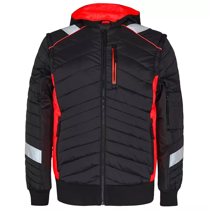 Engel 2-in-1 Cargo jacket, Black/Red, large image number 0