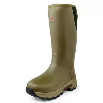 Gateway1 Pro Shooter 18" 7mm side-zip rubber boots, Olive