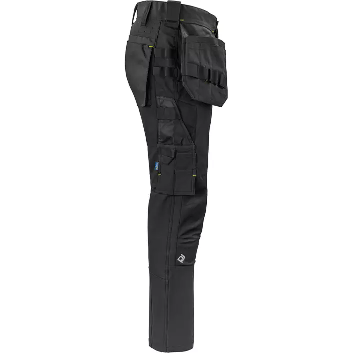 ProJob craftsman trousers 5551 full stretch, Black, large image number 2