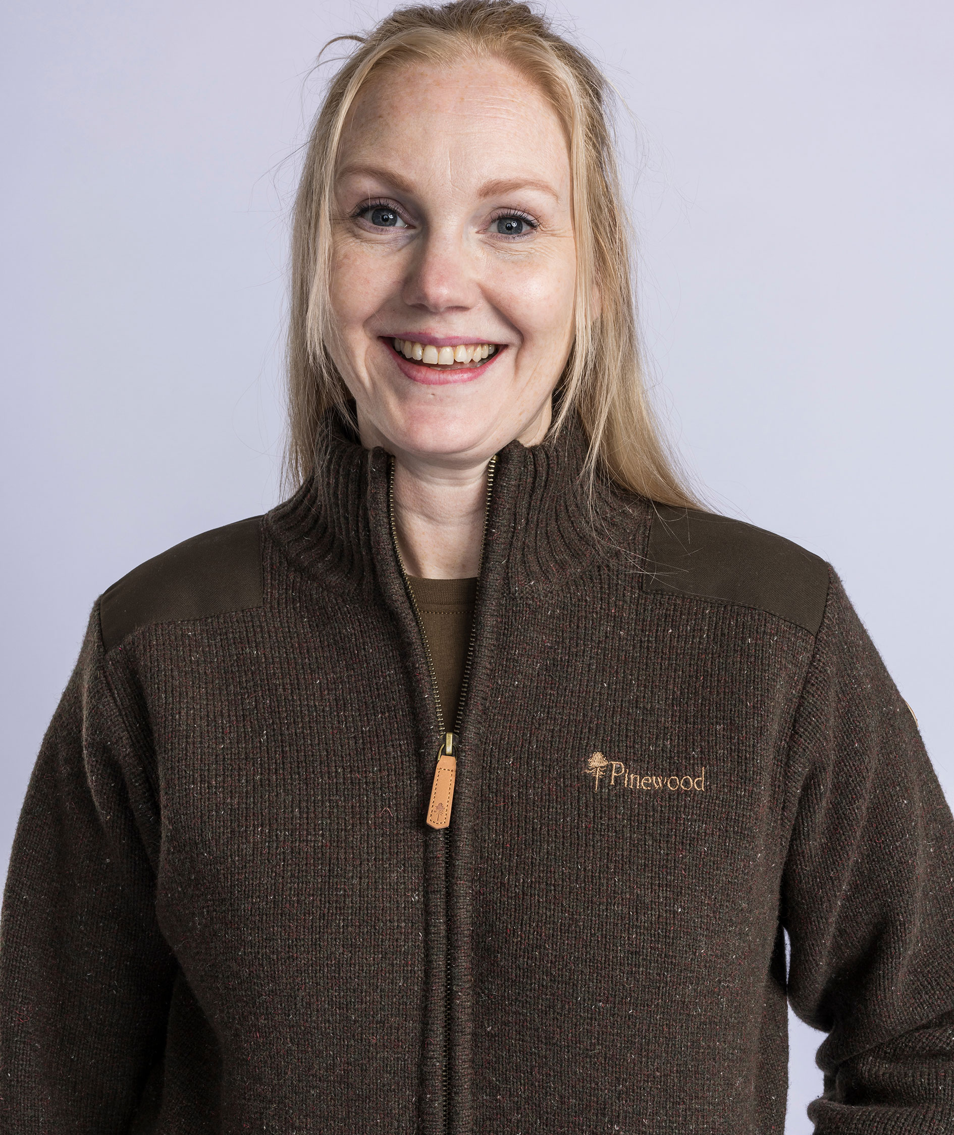 Pinewood Hurricane dame cardigan med uld, Dark brown melange, large image number 4