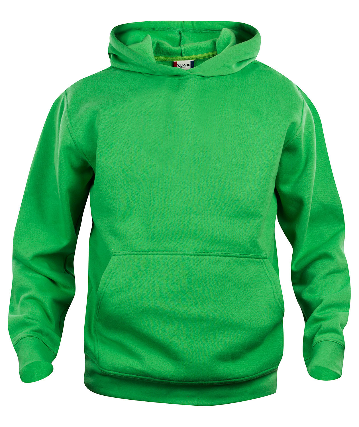 Clique Basic Hoody childrens hoodie, Apple Green, large image number 0