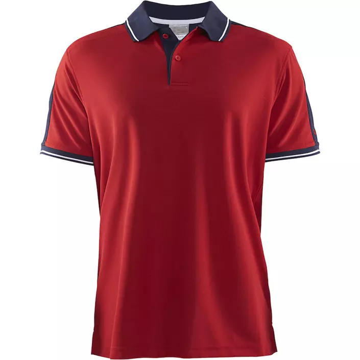 Craft Noble pique polo T-shirt, Bright red, large image number 0