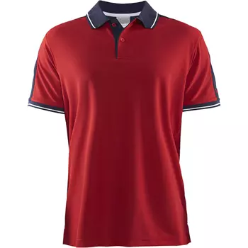 Craft Noble pique polo T-shirt, Bright red