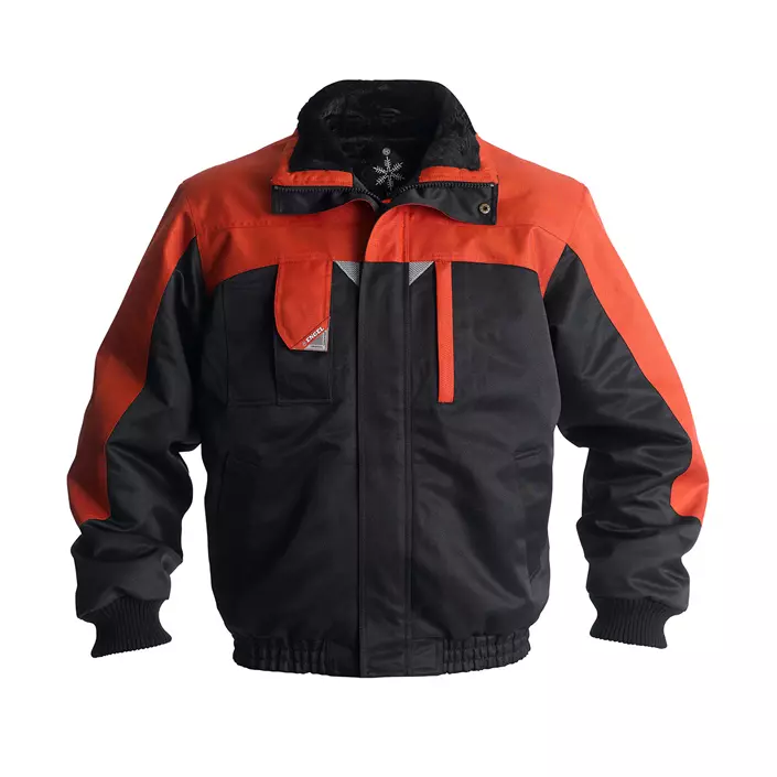 Engel pilot jacket, Black/Red, large image number 0